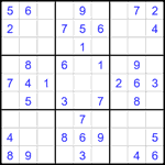 Судоку 9х9 #2241 легкий