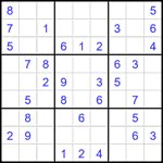 Судоку 9х9 #2242 легкий