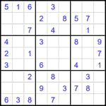 Судоку 9х9 #2249 легкий