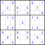 Судоку 9х9 #2251 легкий