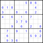 Судоку 9х9 #2253 легкий