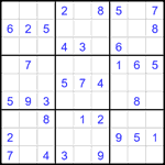 Судоку 9х9 #2254 легкий
