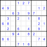 Судоку 9х9 #2260 легкий