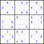 Судоку 9х9 #2262 легкий