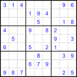 Судоку 9х9 #2265 легкий