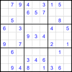 Судоку 9х9 #2266 легкий