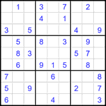Судоку 9х9 #2267 легкий