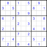 Судоку 9х9 #2187 средний