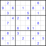 Судоку 9х9 #2188 средний