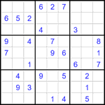 Судоку 9х9 #2192 средний