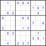 Судоку 9х9 #2193 средний