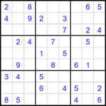 Судоку 9х9 #2195 средний