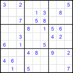 Судоку 9х9 #2199 средний