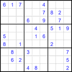 Судоку 9х9 #2200 средний