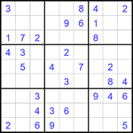 Судоку 9х9 #2204 средний