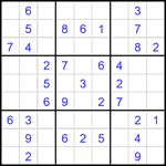 Судоку 9х9 #2209 средний