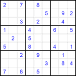 Судоку 9х9 #2210 средний