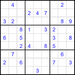 Судоку 9х9 #2213 средний