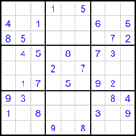 Судоку 9х9 #2215 средний
