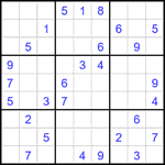 Судоку 9х9 #2223 средний