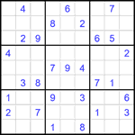 Судоку 9х9 #2224 средний