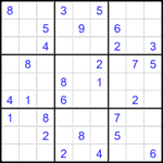 Судоку 9х9 #2225 средний