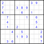 Судоку 9х9 #2226 средний