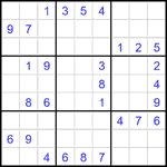 Судоку 9х9 #2227 средний