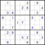 Судоку 9х9 #2232 средний