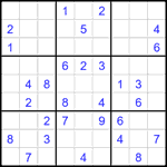 Судоку 9х9 #2234 средний