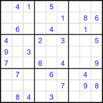 Судоку 9х9 #2235 средний