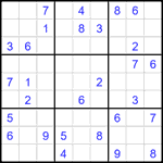 Судоку 9х9 #2236 средний