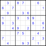 Судоку 9х9 #2237 средний