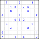 Судоку 9х9 #2227 трудный