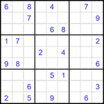 Судоку 9х9 #2181 очень трудный