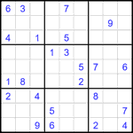 Судоку 9х9 #2193 очень трудный