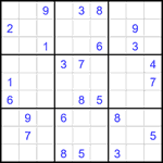 Судоку 9х9 #2211 очень трудный