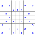 Судоку 9х9 #2229 очень трудный