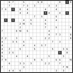 Филиппинский кроссворд #1555 “Подсвечник”