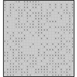 Японская мозаика #1890 “Рыцарь”