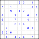 Судоку 9х9 #2289 легкий