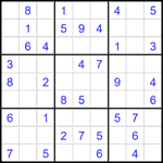 Судоку 9х9 #2292 легкий