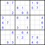 Судоку 9х9 #2294 легкий