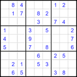 Судоку 9х9 #2295 легкий