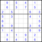 Судоку 9х9 #2307 легкий