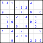 Судоку 9х9 #2308 легкий