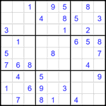 Судоку 9х9 #2309 легкий