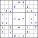 Судоку 9х9 #2310 легкий