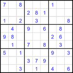Судоку 9х9 #2311 легкий