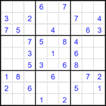Судоку 9х9 #2315 легкий